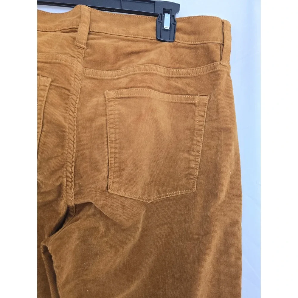 J. Crew Mens Corduroy Pants Size 30 Brown Straight Fit Casual Trousers‎ NWOT